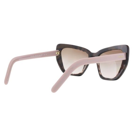 Damaged/Store Return Prada 0PR 08VS ROL0A6 Cat Walk Brown Cateye Sunglasses - Picture 5 of 6